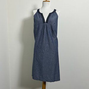 Boden Chambray Sundress Blue - image 1